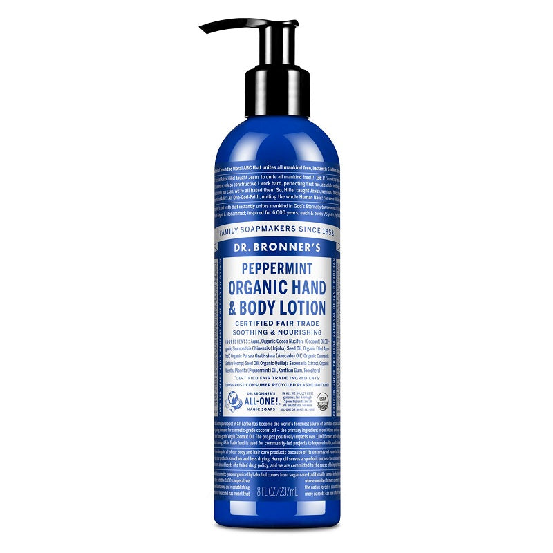 Organic Hand & Body Lotion Peppermint by Dr. Bronner's