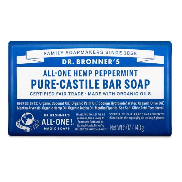 Pure-Castile Soap Bar Peppermint by Dr. Bronner’s