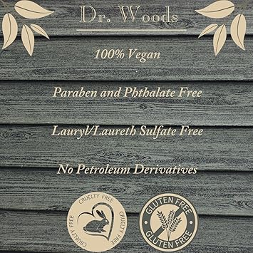 Raw Black Soap Bar with Shea Butter by Dr Woods