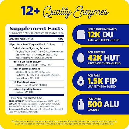 Digest Complete Capsules by Enzymedica