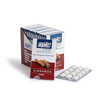 Cinnamon Xylitol Gum by Epic Dental
