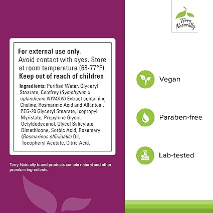 Traumaplant Comfrey Cream by Terry Naturally