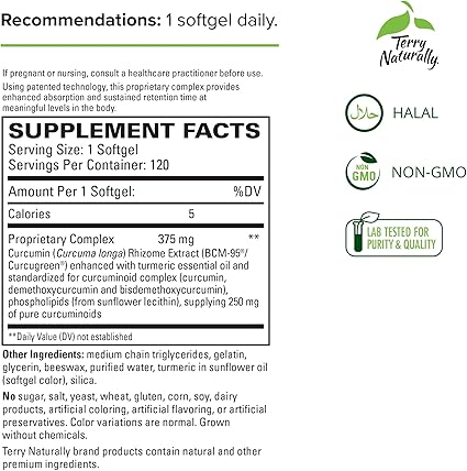 Curamed 375mg Softgels by Terry Naturally