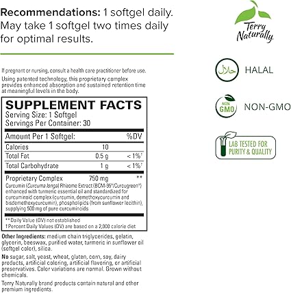 Curamed 750mg Softgels by Terry Naturally