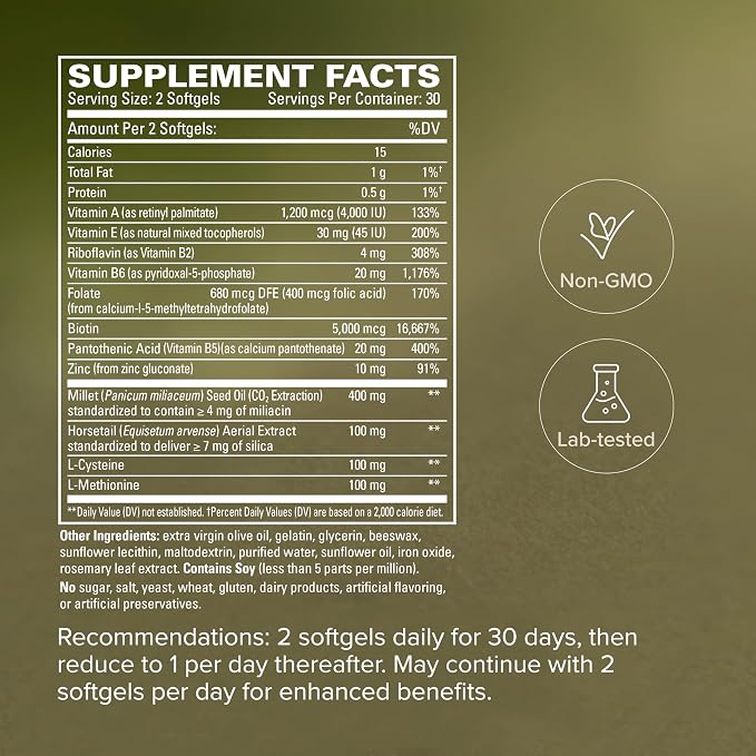 Hair Renew Formula Softgels by Terry Naturally