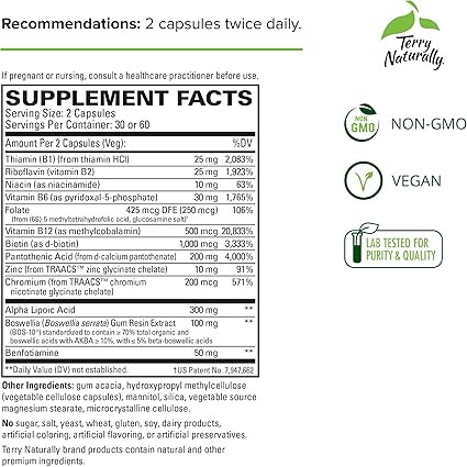 Healthy Feet and Nerves Capsules by Terry Naturally