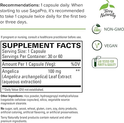 SagaPro Bladder Health Capsules by Terry Naturally