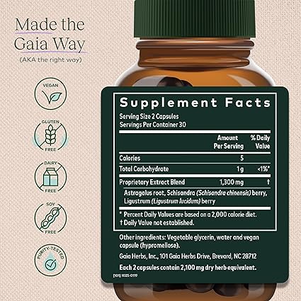 Astragalus Supreme Liquid Softgels by Gaia Herbs