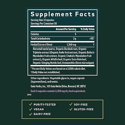 Hair Skin & Nail Support by Gaia Herbs