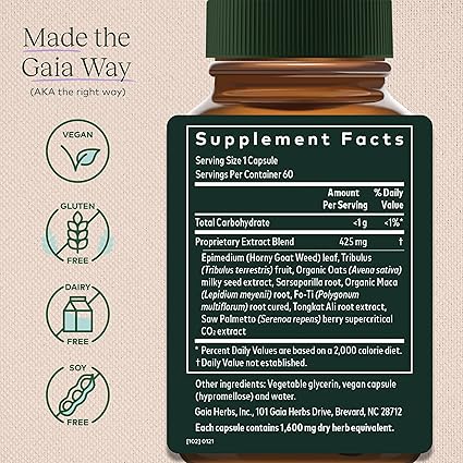 Male Libido Capsules by Gaia Herbs