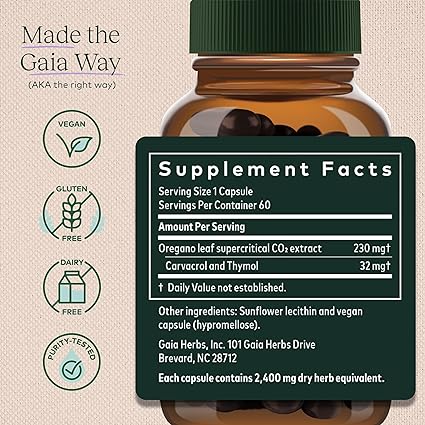 Oil of Oregano Capsules by Gaia Herbs