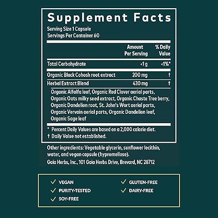 Menopause Support Daytime Capsules by Gaia Herbs