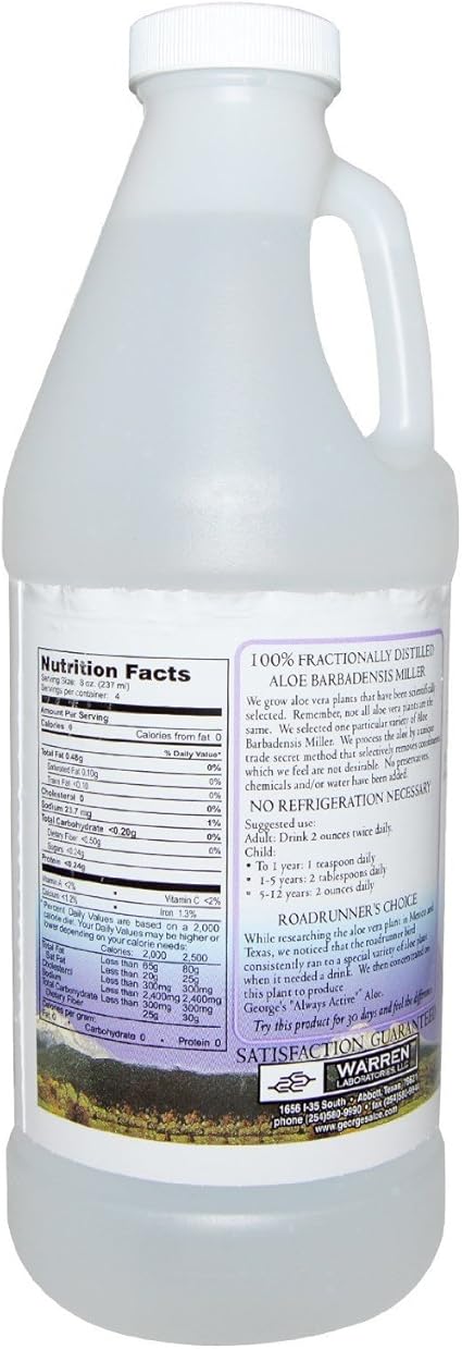 George's Aloe Vera Liquid by Warren Labs