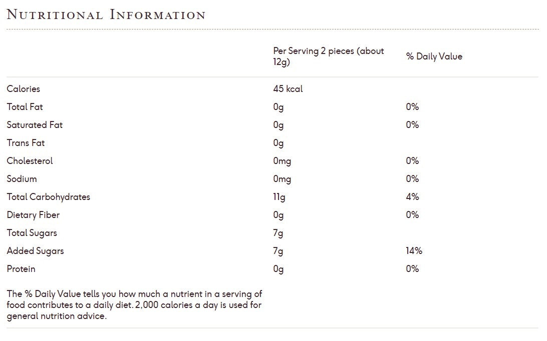 Gin Gins Ginger Chews Original by The Ginger People