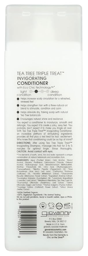 Triple Treat Invigorating Tea Tree Conditioner by Giovanni