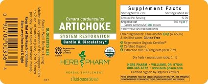 Artichoke Liquid by Herb Pharm