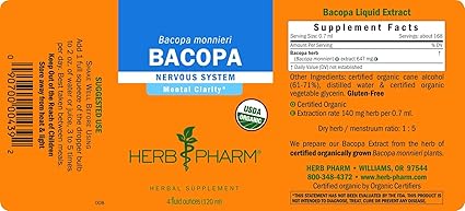 Bacopa Liquid Herb by Herb Pharm