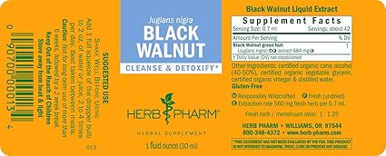 Black Walnut Liquid Extract by Herb Pharm