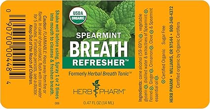 Breath Refresher Spearmint by Herb Pharm