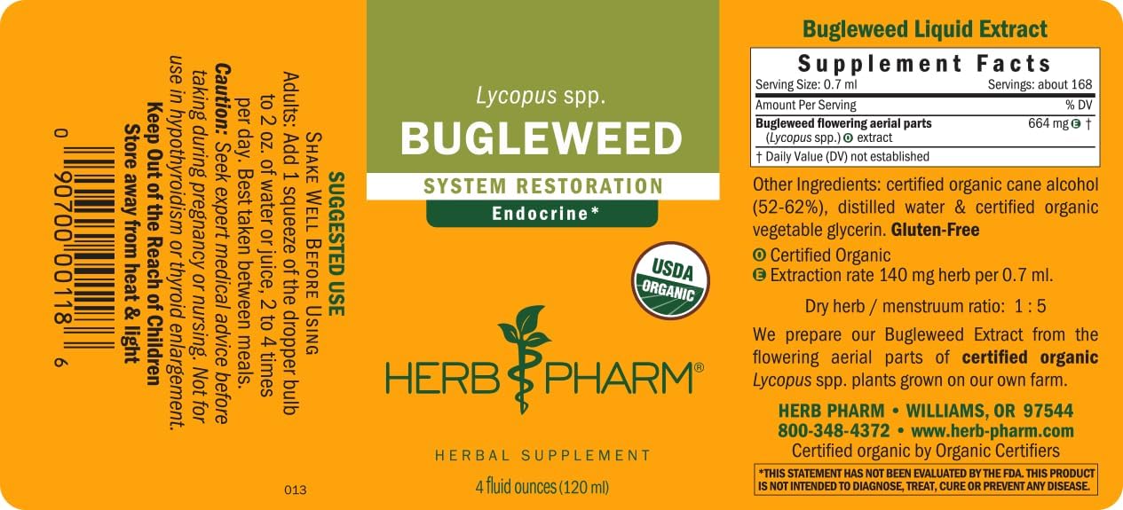 Bugleweed Liquid Extract by Herb Pharm