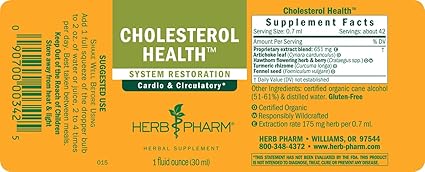 Cholesterol Health Herbal Liquid by Herb Pharm