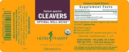Cleavers Liquid Extract by Herb Pharm