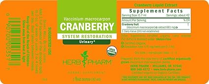 Cranberry Liquid Extract by Herb Pharm