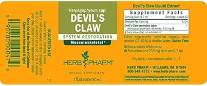 Devil's Claw Liquid Extract by Herb Pharm