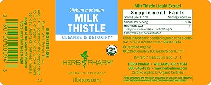 Milk Thistle Liquid Extract by Herb Pharm