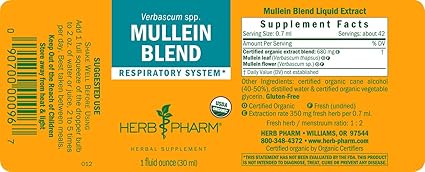 Mullein Blend Liquid by Herb Pharm