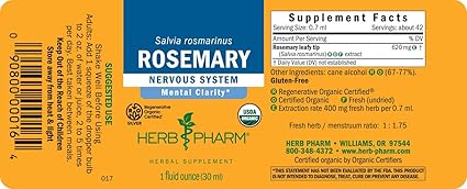 Rosemary Liquid Extract by Herb Pharm