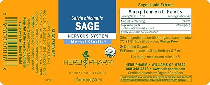 Sage Liquid Extract by Herb Pharm