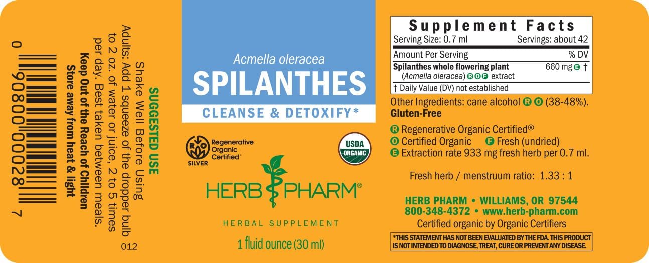 Spilanthes Extract Liquid by Herb Pharm