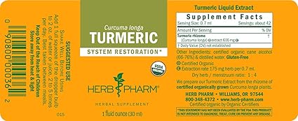 Turmeric Liquid Extract by Herb Pharm