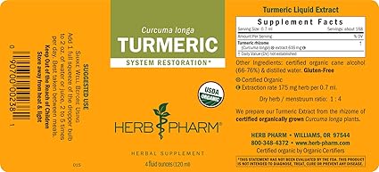 Turmeric Liquid Extract by Herb Pharm