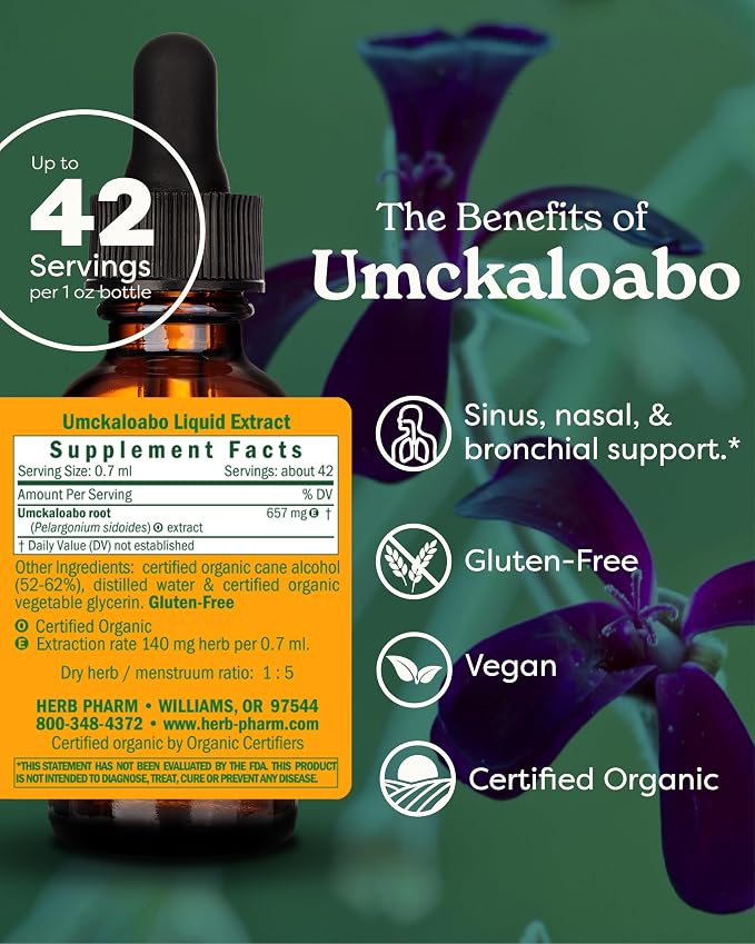 Umckaloabo Liquid Extract by Herb Pharm