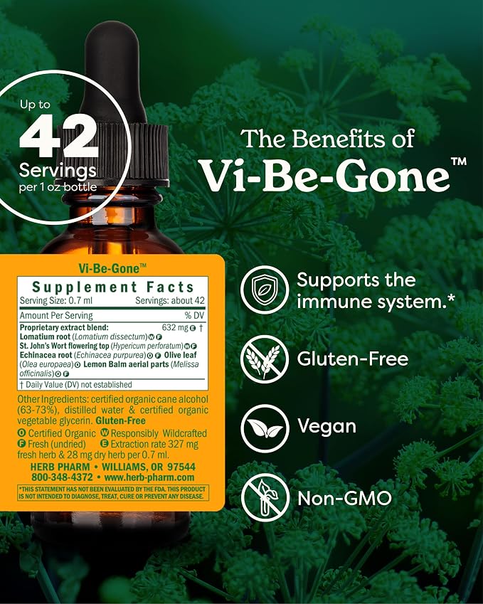 Vi-Be-Gone Liquid Tincture by Herb Pharm
