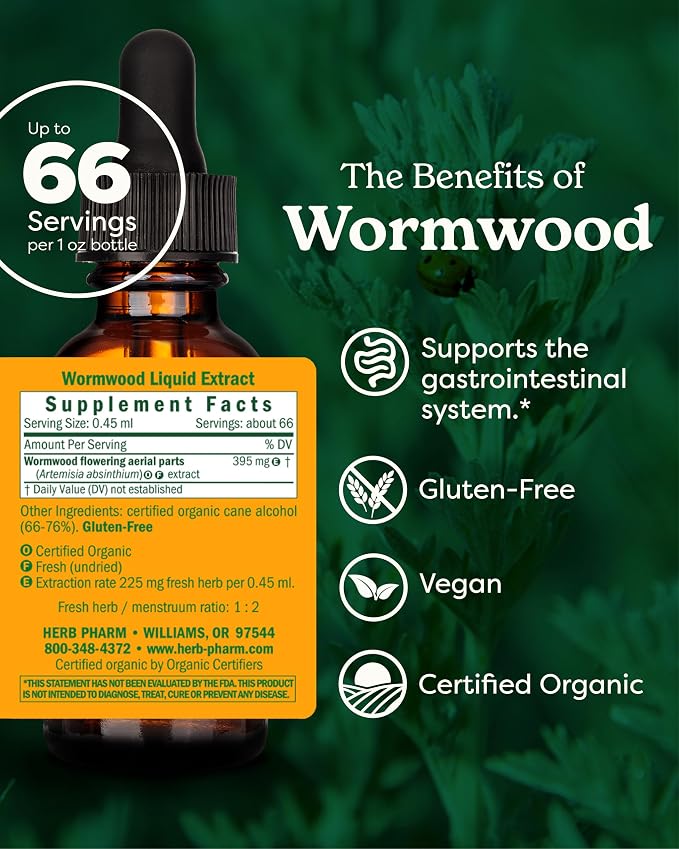Wormwood Liquid Extract by Herb Pharm