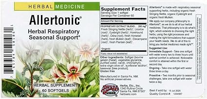 Allertonic Softgels by Herbs Etc