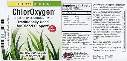 ChlorOxygen Softgels by Herbs Etc