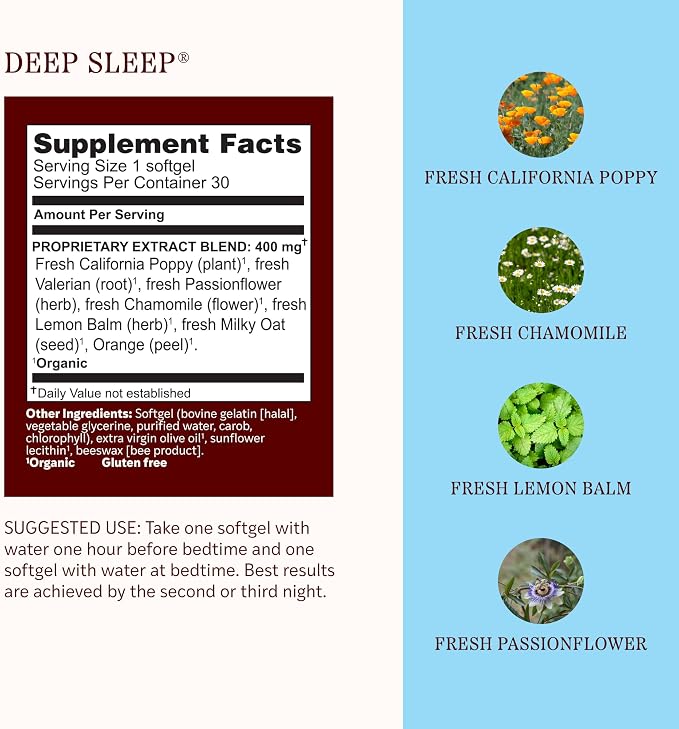 Deep Sleep Softgels by Herbs Etc