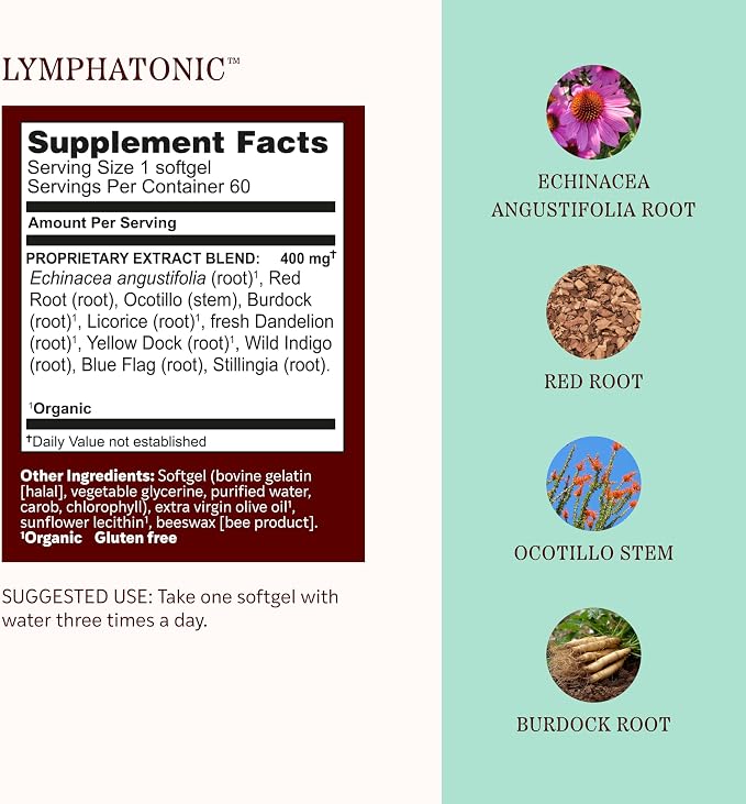 Lymphatonic Softgels by Herbs Etc