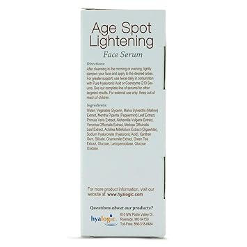 Age Spot Lightening Serum by Hyalogic