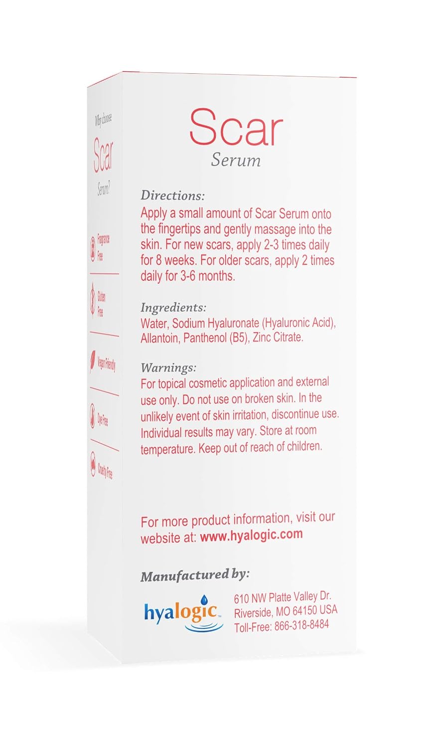 Scar Serum by Hyalogic