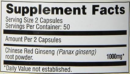 Chinese Red Ginseng Capsules by Imperial Elixer