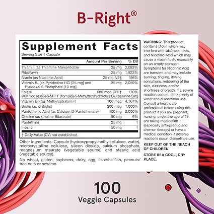 B-Right B Complex Capsules by Jarrow Formulas