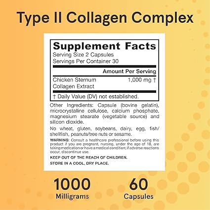 Type II Collagen Capsules by Jarrow Formulas