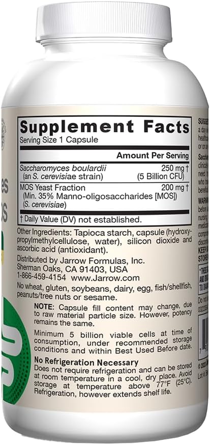 Sacharomyces Boulardii Probiotic Capsules by Jarrow Formulas