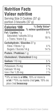 Ktoos Chocolate Cream Gluten Free Cookies by Kinnikinnick