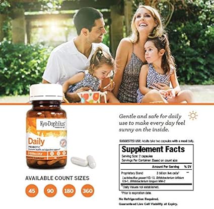 Kyo-Dophilus Probiotic Capsules by Kyolic Wakunaga